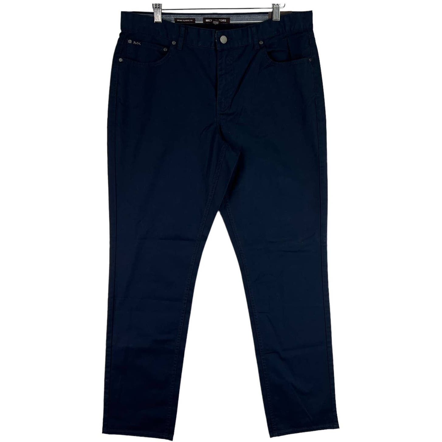 Michael Kors Men Midnight Blue Pants US 34x32 Classic Fit Slim