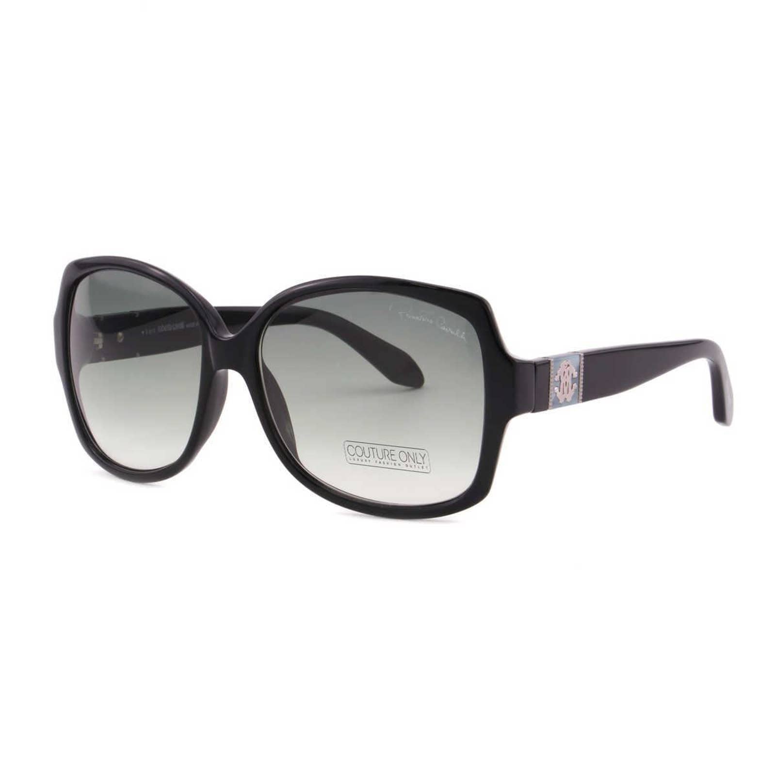 Women Oversized Square Black Sunglasses RC651S