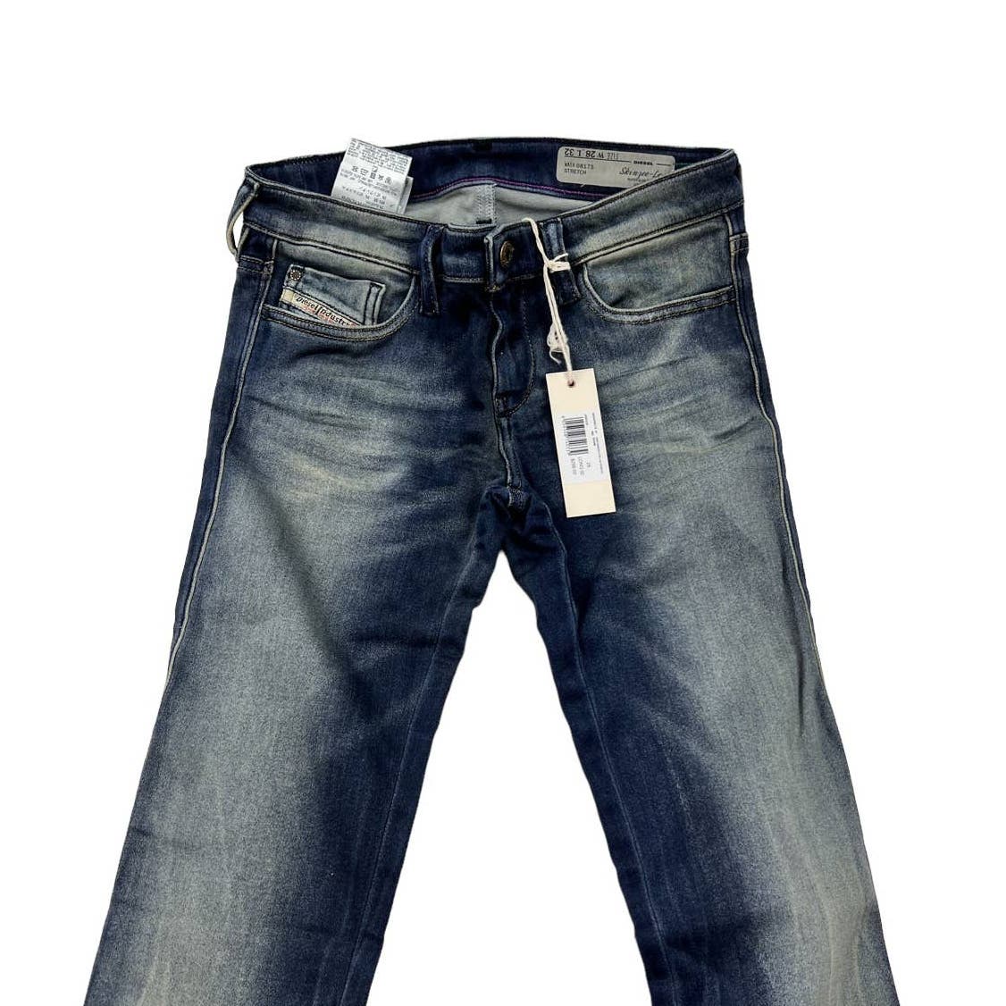 Diesel Women Denim Jeans US 28 Super Slim Skinny Low Waist