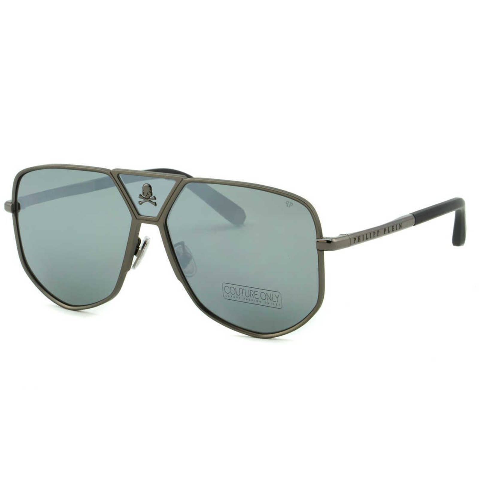 Men Aviator Gunmetal Titanium Sunglasses SPP009V-584X