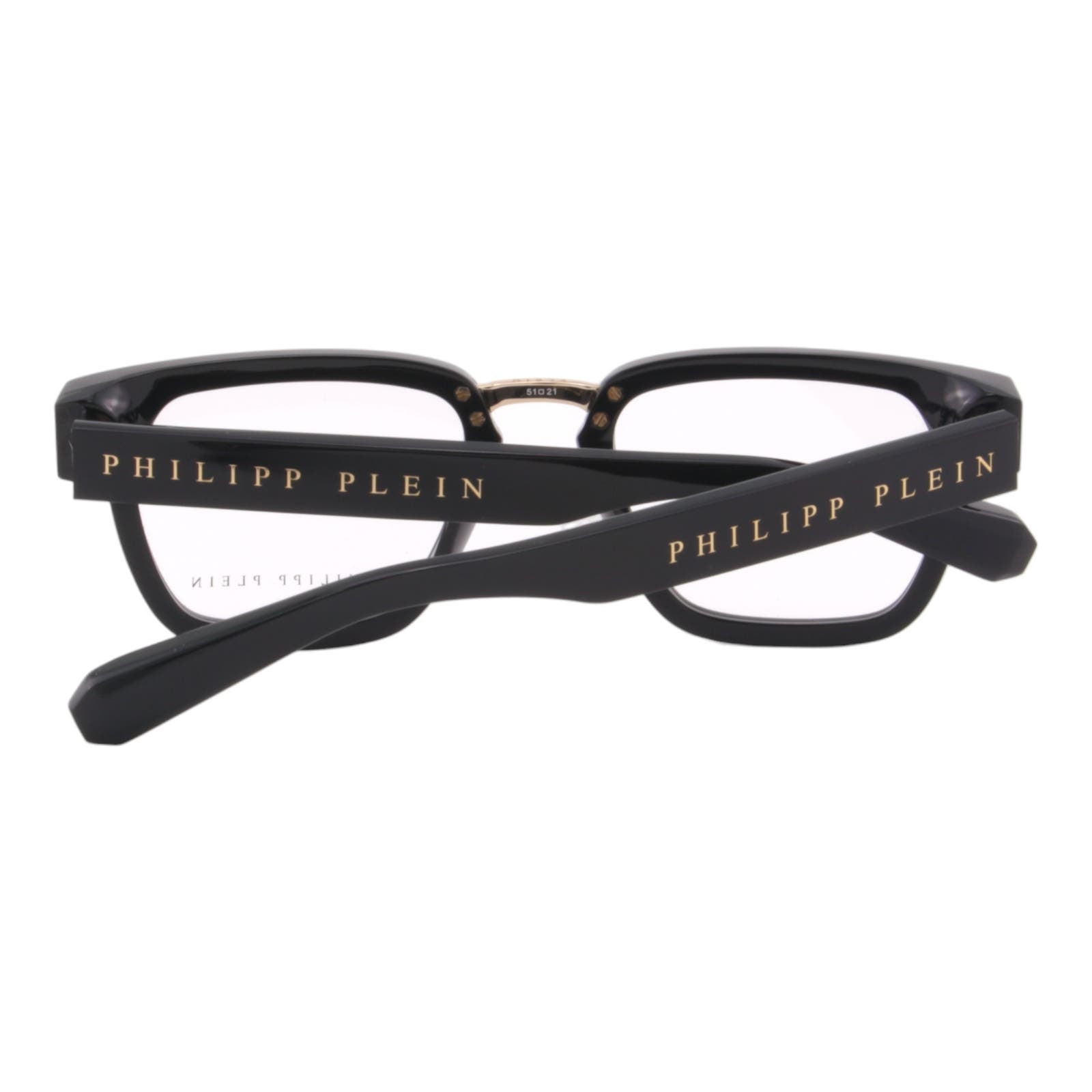 Men Glasses VPP055W-0700 Black & Gold Optical Square Frame