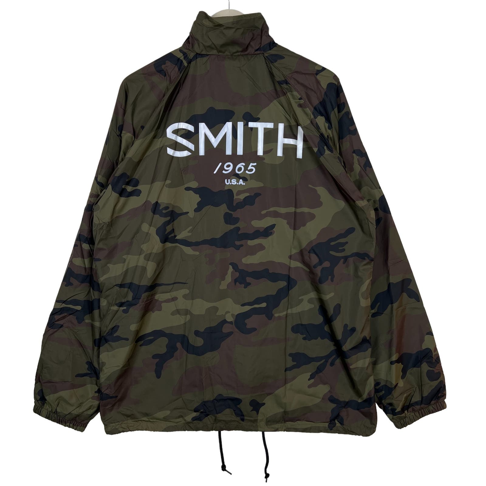 Smith Men Olive Camo Coaches Jacket US XXL Windbreaker Beimar